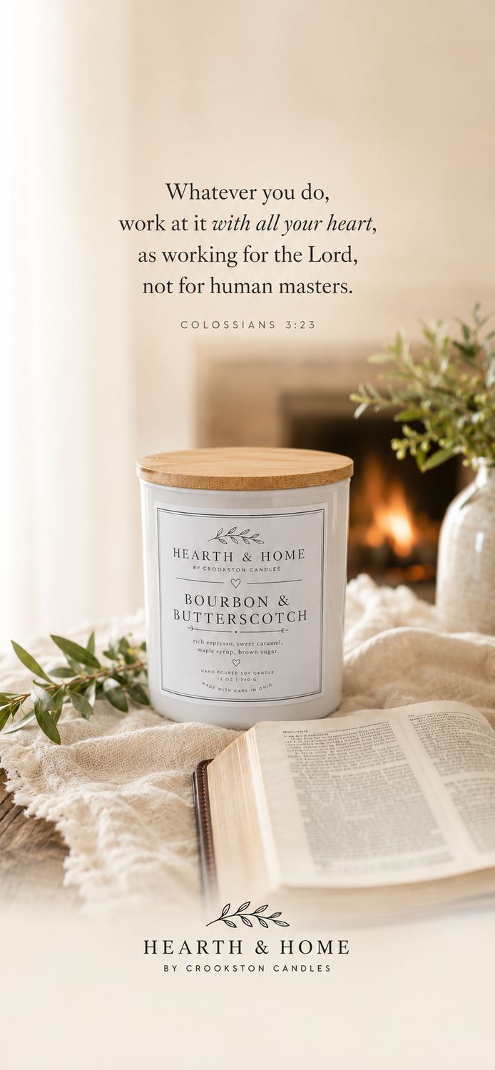 Hearth &amp; Home By Crookston Candles Fall Collection | 8oz Soy Wax | Hand-poured