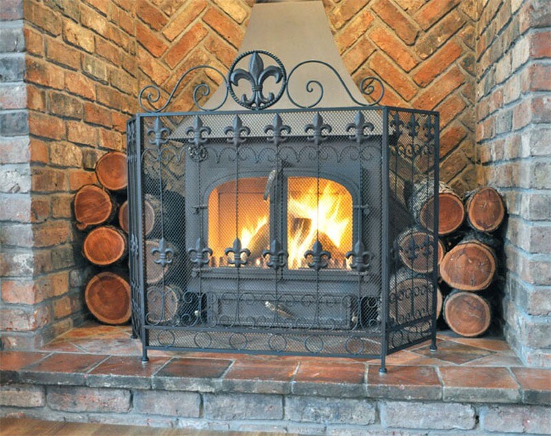 Fire Screen - Fleur De Lys