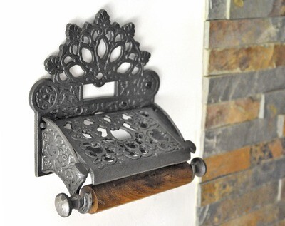 Victorian Cast Toilet Roll Holder