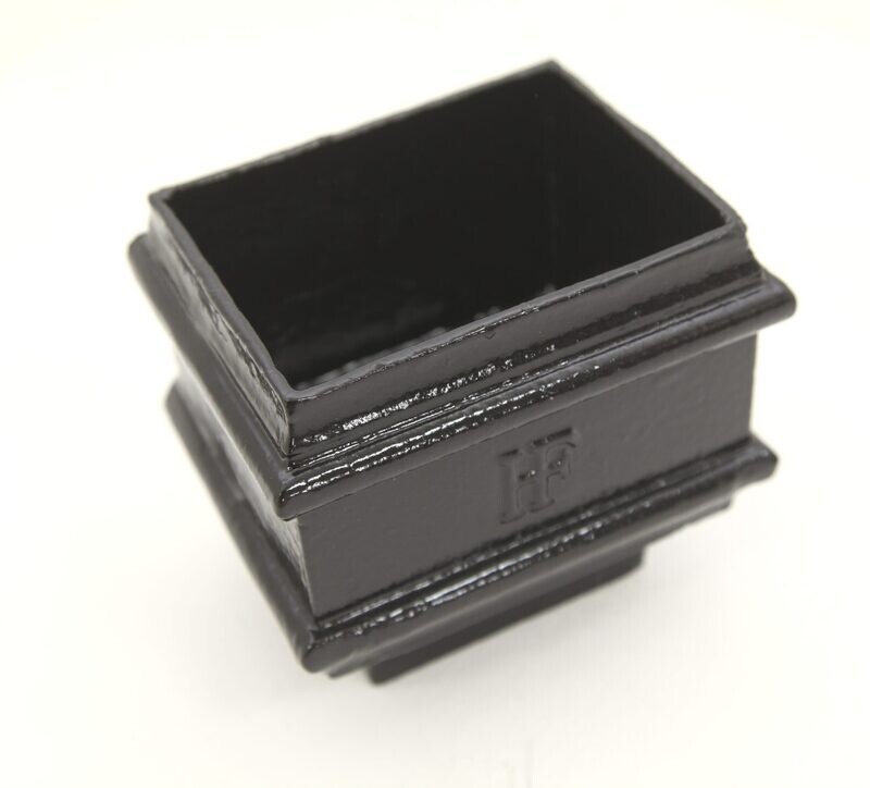 Cast Iron Square Pipe To Round Connector