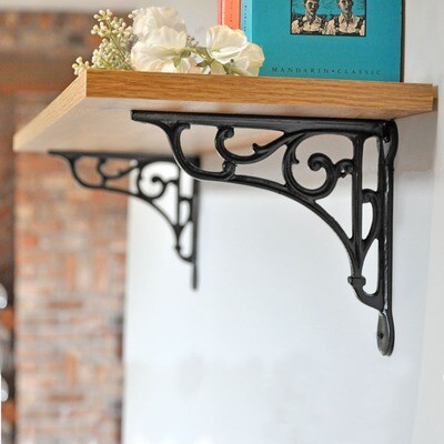 Oblique Cast Iron Shelf Bracket (Single)