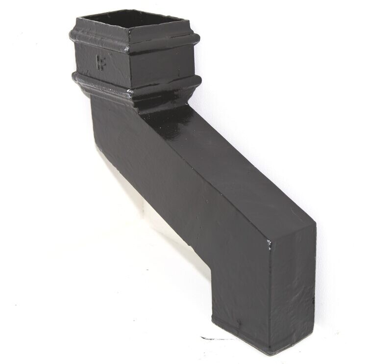 Cast Iron Rectangular Side Offset (12" - 24" Projection)