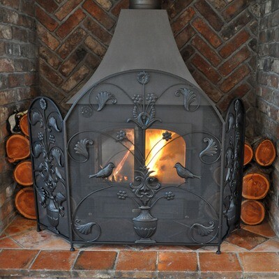 Fire Screen - Victorian Decorative