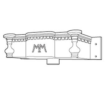 Cast Iron Ornamental Hopper H523