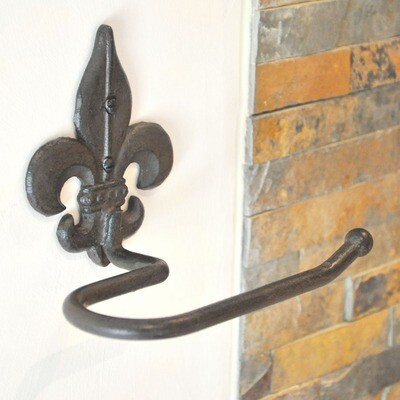 Fleur De Lys Toilet Roll Holder