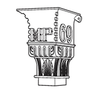 Cast Iron Ornamental Hopper H524