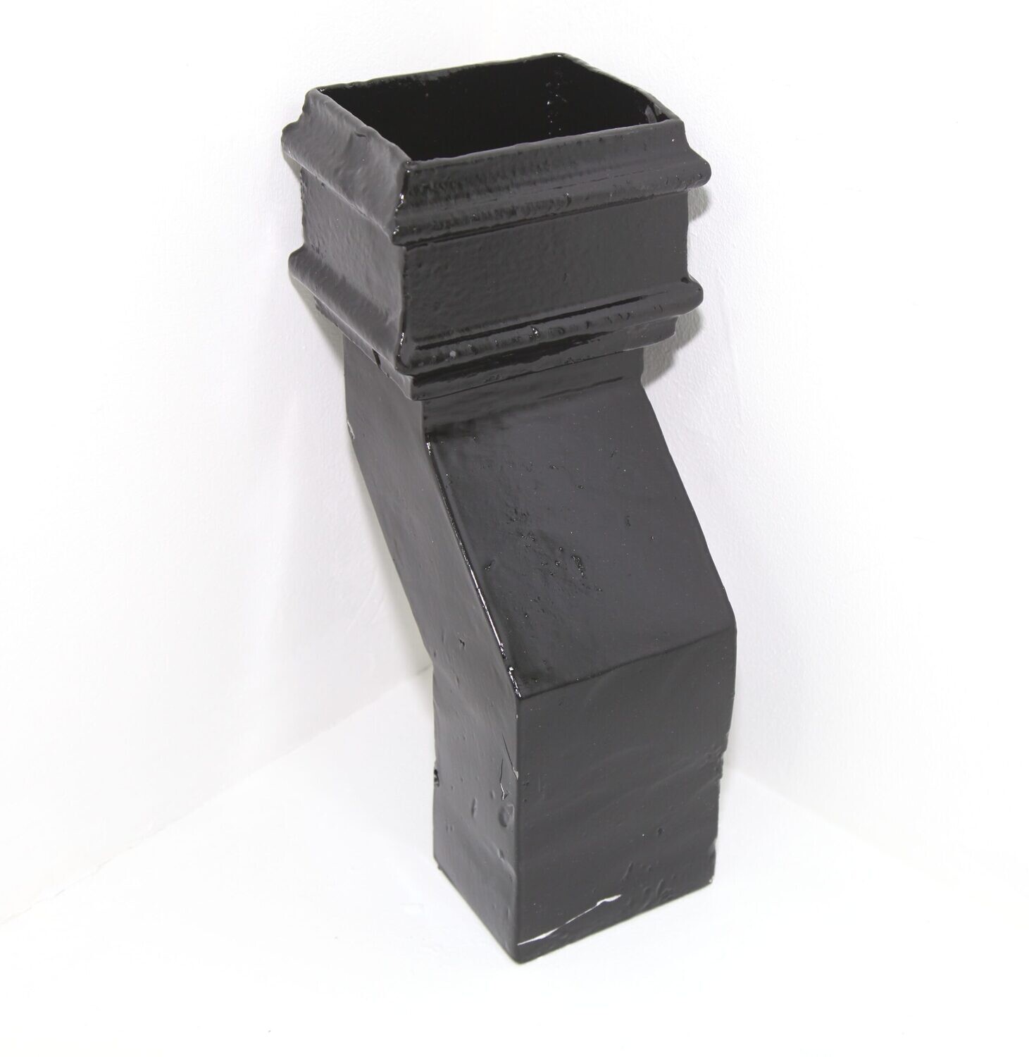 Cast Iron Square Pipe Front Plinth Offset 135 Degree