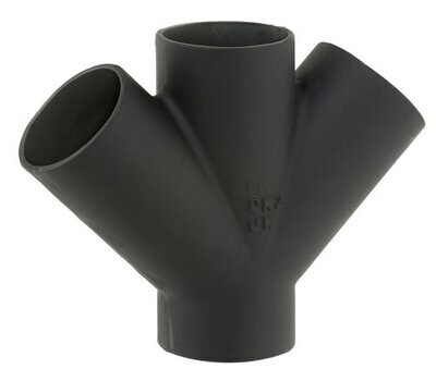 Cast Iron 45 Deg Double Branch M416