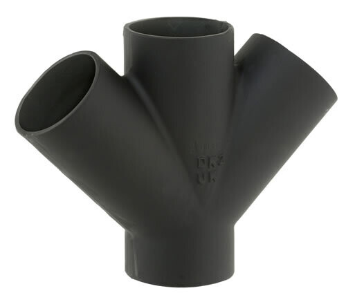 Cast Iron 45 Deg Double Branch M416
