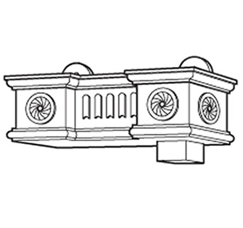 Cast Iron Ornamental Head H516