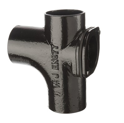 Push Fit Traditional Soil Single Radius Curve Branch with Door (TX)