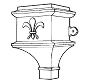 Cast Iron Ornamental Head H500