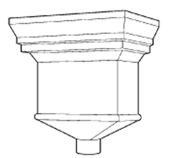 Cast Iron Ornamental Head H514