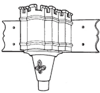 Cast Iron Ornamental Head H499