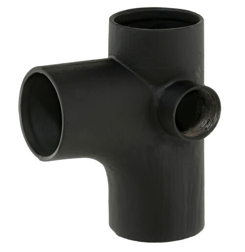 Cast Iron 87.5 Deg Single Radius Curve Boss Left M416