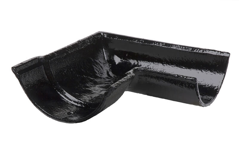 Cast Iron Beaded Half Round 90 Degree Angle