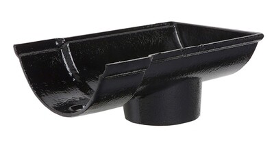 Cast Iron Beaded Half Round Drop End