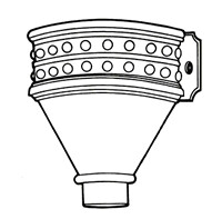 Cast Iron Ornamental Hopper H86