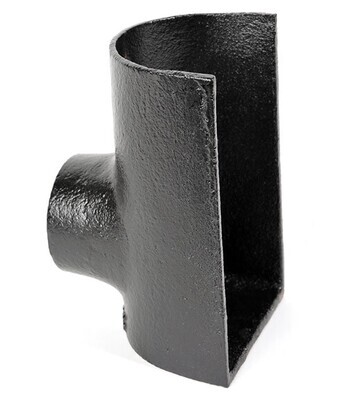 Cast Iron Plain Deep Half Round Drop End