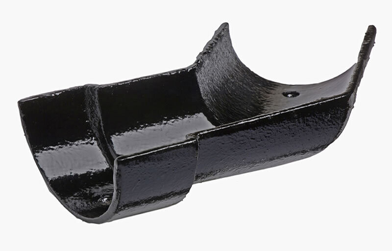 Cast Iron Plain Deep Half Round 135 Degree Angle