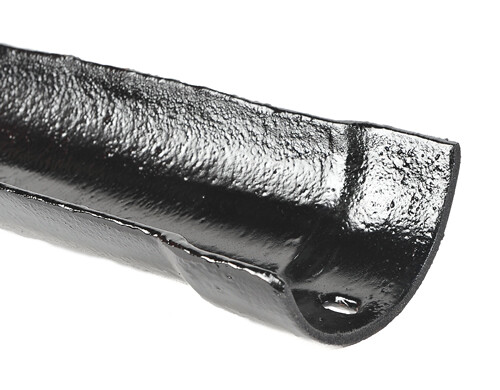 Cast Iron Plain Deep Half Round Gutter (6') 1829mm