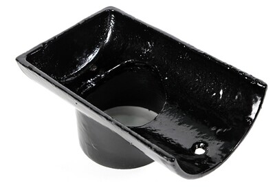 Cast Iron Plain Half Round Drop End
