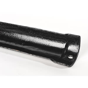 Cast Iron Plain Half Round Gutter Sample