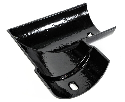 Cast Iron Plain Half Round 90 Degree Angle