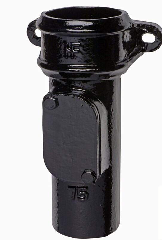 Cast Iron Round Pipe Access (Eared With Oval Door)