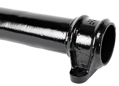Cast Iron Round Rainwater Pipe Eared (6') 1829mm