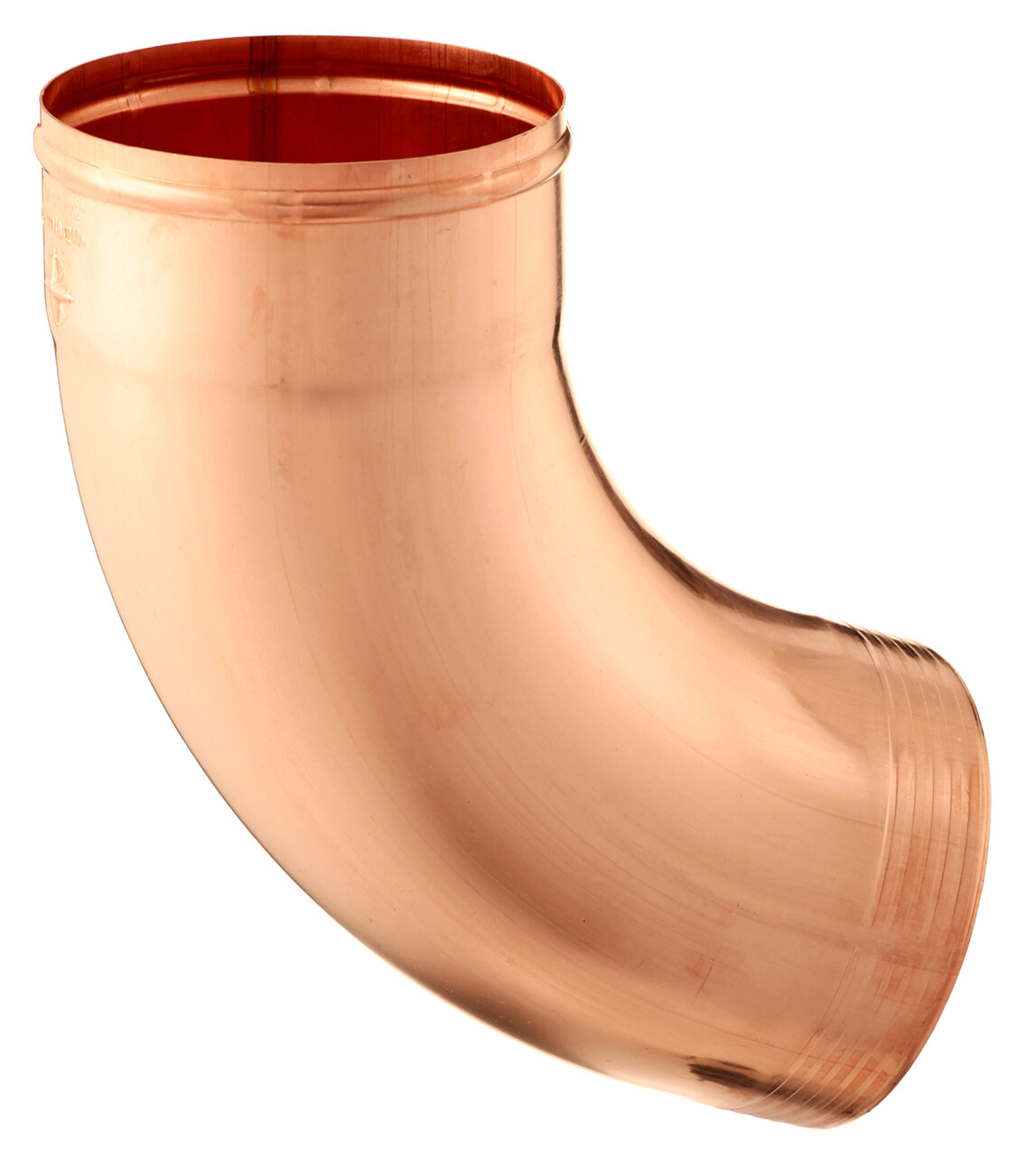 Copper Round Rainwater Offset Bend (70 Degree)
