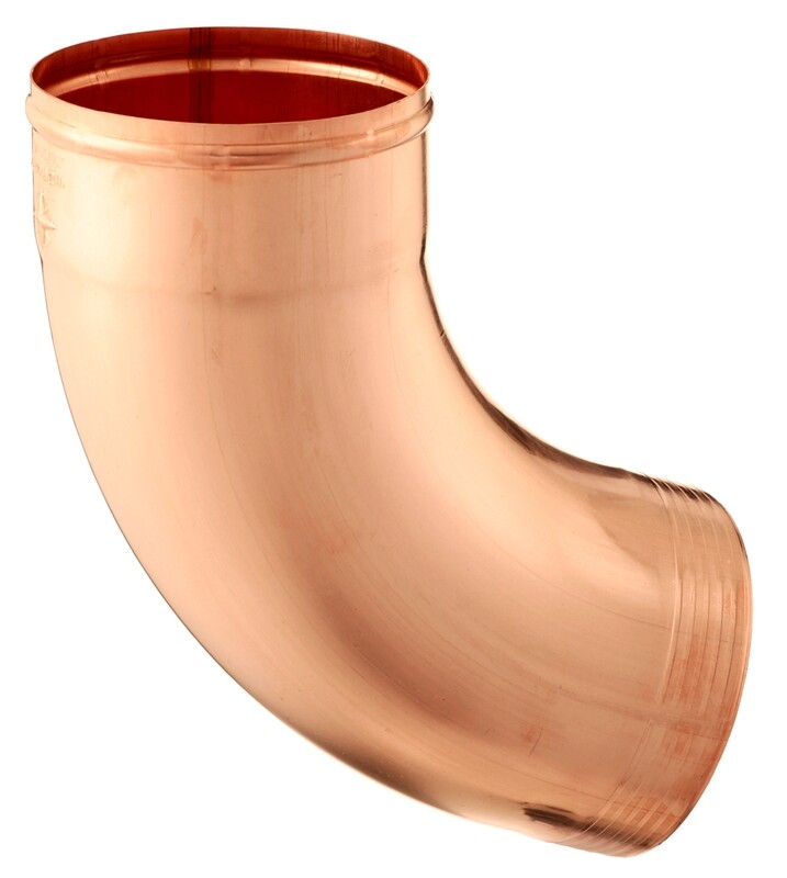 Copper Round Rainwater Offset Bend (70 Degree)