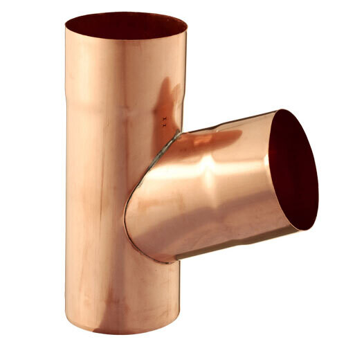 Copper Round Rainwater Branch (72 Degree)