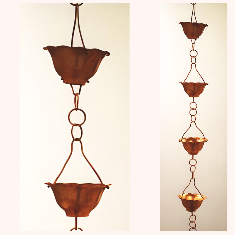Flower Bell Rain Chain