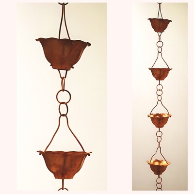 Flower Bell Rain Chain