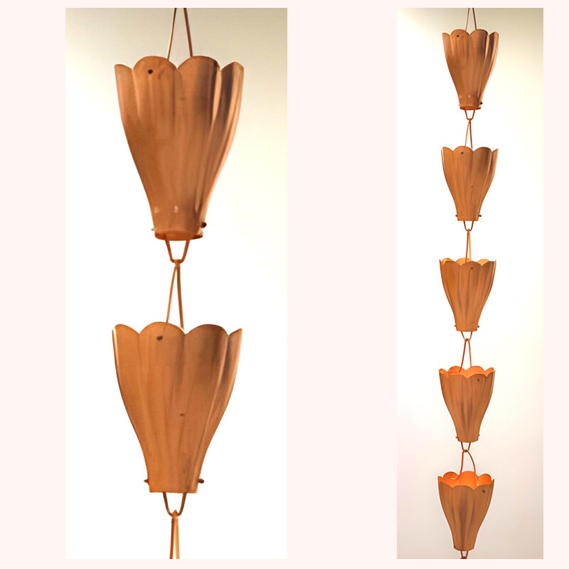 Large Scallop Rain Chain