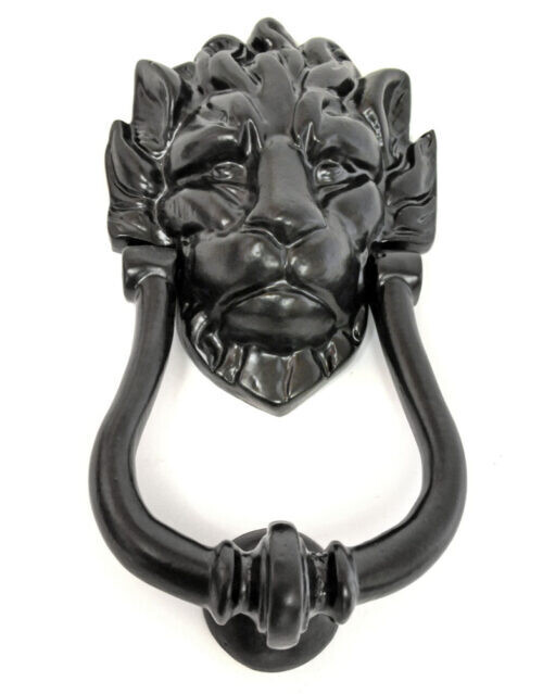 Iron Door Knocker - Downing Street Lion