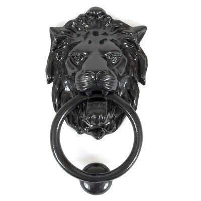 Iron Door Knocker - Regency Lion