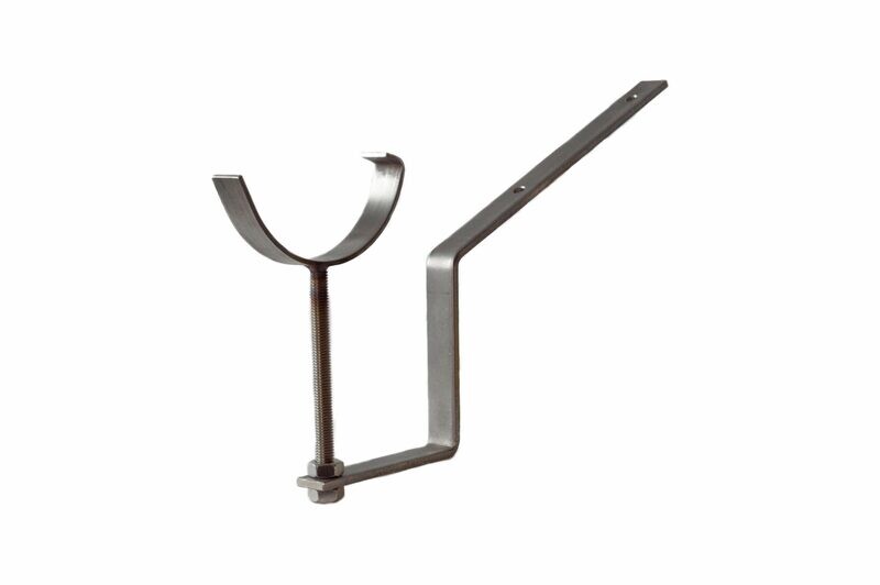 Plain Half Round Top Rafter Rise & Fall Bracket (316 Stainless)