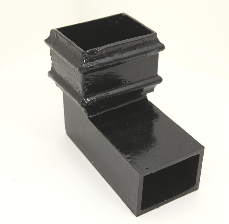 Rectangular Cast Iron Pipe Bend Front