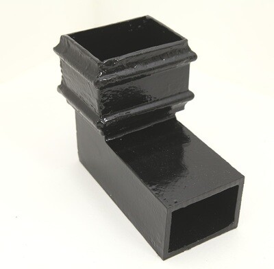 Rectangular Cast Iron Pipe Bend Front