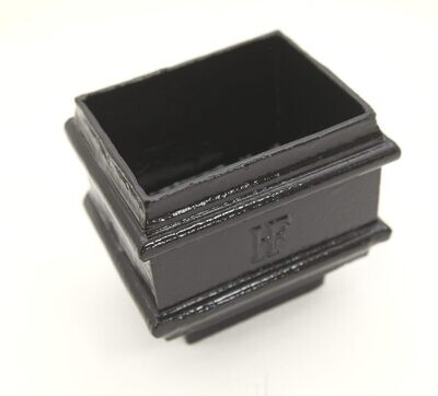 Rectangular Cast Iron Pipe To Round Connector