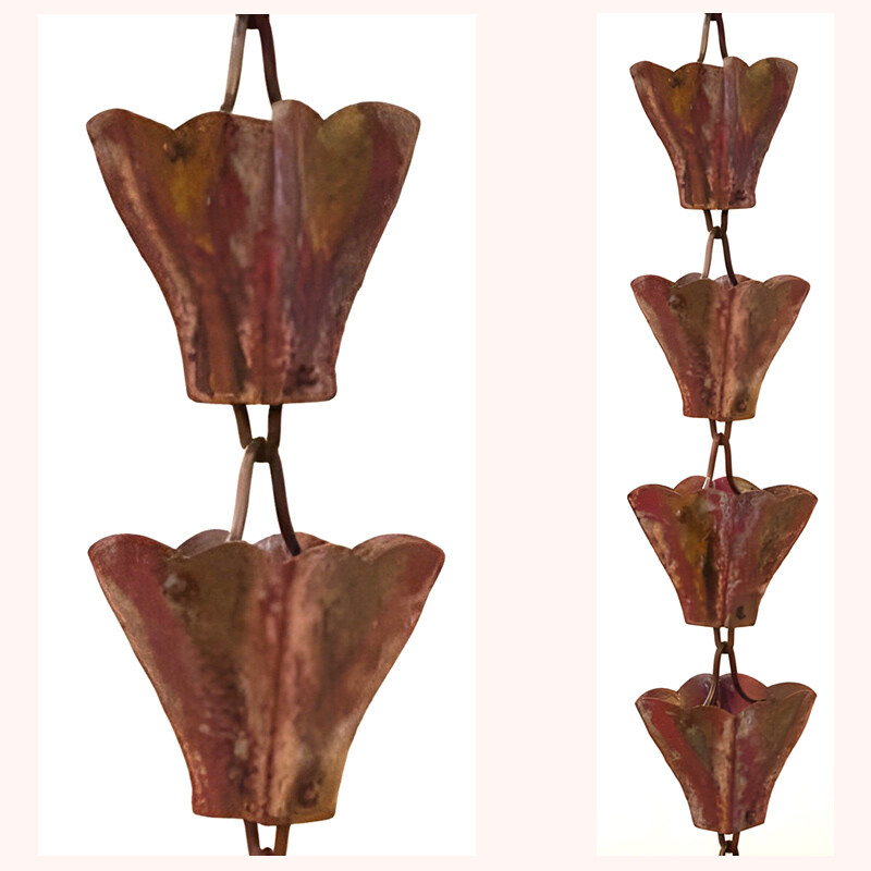 Small Square Cup Rain Chain