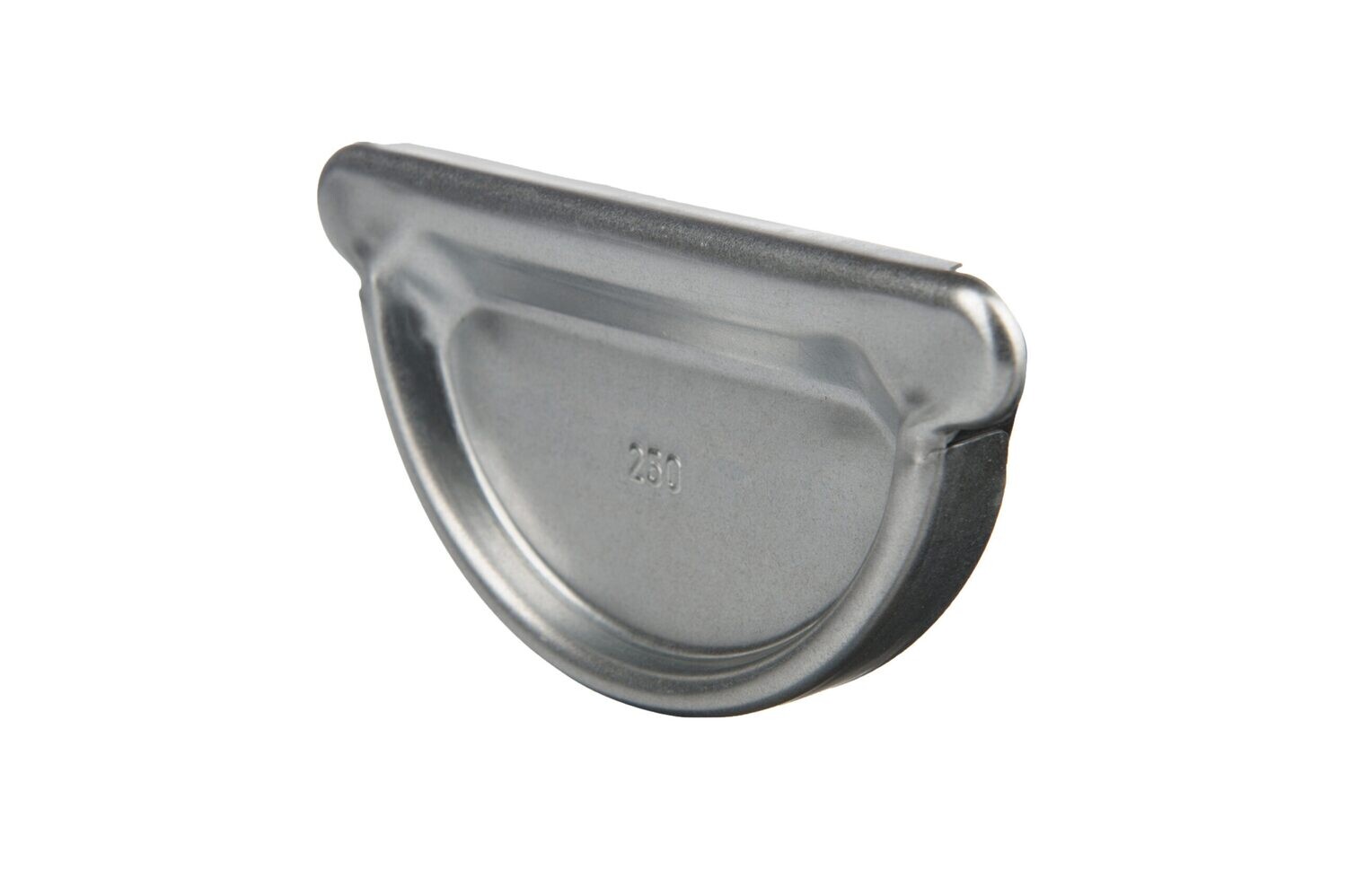 Steel Deep Half Round Gutter Stop End