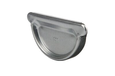 Steel Deep Half Round Gutter Stop End