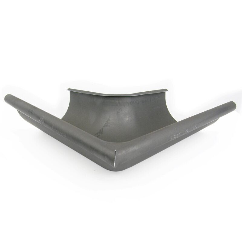 Zinc Deep Half Round Gutter Square Angle (90 Degree)