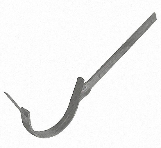 Zinc Deep Half Round Gutter Side Fix Rafter Bracket