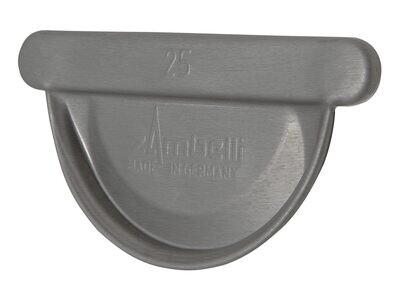 Zinc Deep Half Round Gutter Stop End
