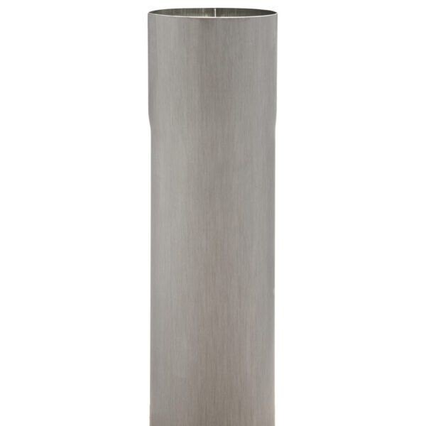 Zinc Round Rainwater Pipe (3m Length)