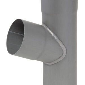 Zinc Round Rainwater Branch (72 Degree)
